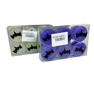 Confezione 6 Candele Halloween Assortite