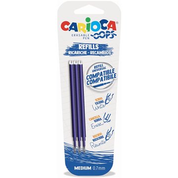 Refill Oops Per Penna Cancellabile Blu Pz.3 43041/02