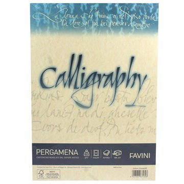 Fogli Calligraphy A4 50ff Gr.190 Crema 05 A692084