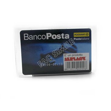 Portacard In Pvc Cristal A Due Scomparti 999