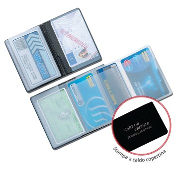 Porta Carte Magnetiche A 5 Scomparti In Pvc 1008 Classic Card