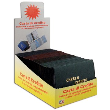 Porta Carte Magnetiche A 5 Scomparti In Pvc 1008 Classic Card