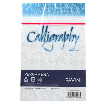 Buste Calligraphy Pergamena 12x18 Pz.25 Gr.90 Perla 10 A574207