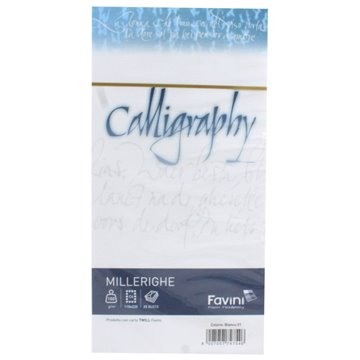 Buste Calligraphy 11x22 Pz.25 Gr.100 Bianco 01 A570424