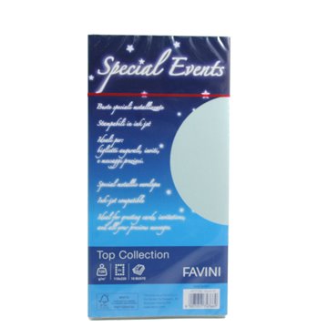 Buste Special Events 11x22 Gr.120 Pz.10 Azure 02 A57t154