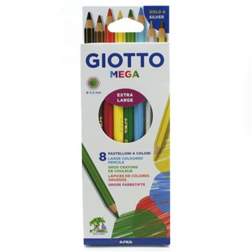 Pastelli Giotto Mega Pz.8 225400