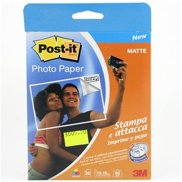 Photo Paper Matte 10x15 Gr.90 Ff.20