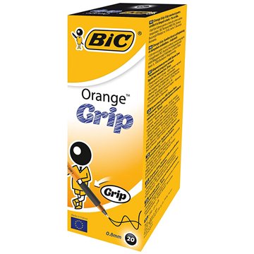 Penne Bic Orange Grip Nere 811925