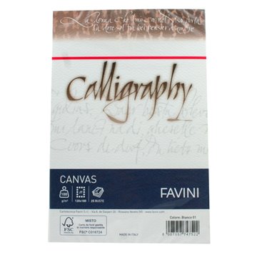 Buste Calligraphy Canvas 12x18 Pz.25 Bianco A570417