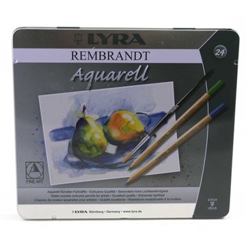 Scatola Metallo Lyra Rembrant Aquarell 24 Pz.