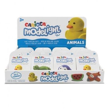 Pasta Modelight Carioca Animal 30 Gr 3 Sogg. Assortiti