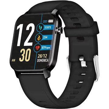 Smartwatch Techwatch X Con Cardio Fbk Full Nero Tm-twk-fbk