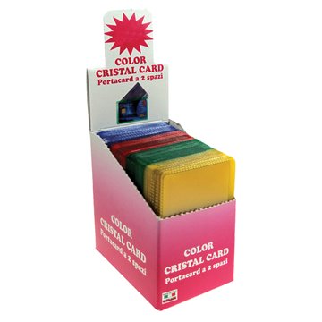 Portacard In Pvc Cristal Colorato 999/c