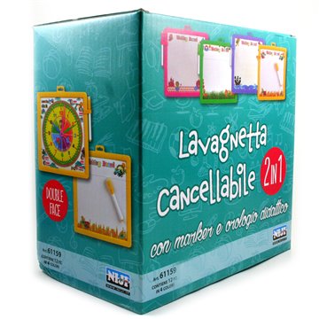 Lavagne Cancellabili C/orologio Didattico 61159