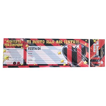 Inviti Assegni Cuore Tifoso Rossonero Ck3314