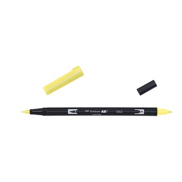 Pennarello Giallo Pallido Dual Brush Doppia Punta Abt062