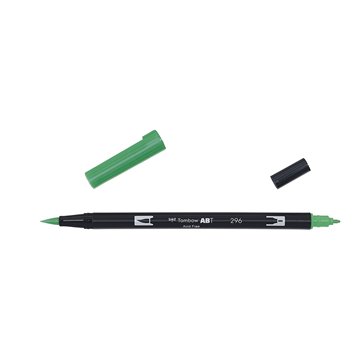 Pennarello Verde Dual Brush Doppia Punta Abt296