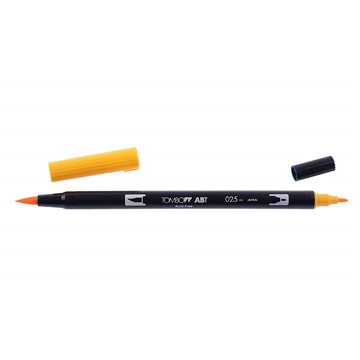 Pennarello Arancio Chiaro Dual Brushdoppia Punta Abt025