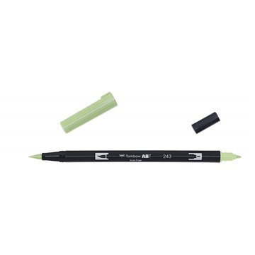 Pennarello Verde Menta Dual Brush Doopia Punta Abt243