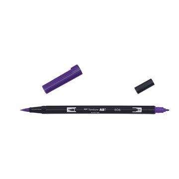 Pennarello Violetta Dual Brush Doppia Punta Abt606