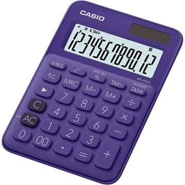 Calcolatrice Da Tavolo Casio Ms-20uc 12 Cifre Viola