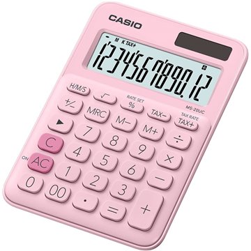 Calcolatrice Da Tavolo Casio Ms-20uc 12 Cifre Rosa