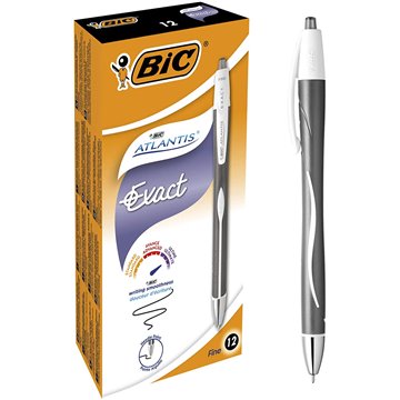 Penne Bic Atlantis Exact Nera A Scatto 0