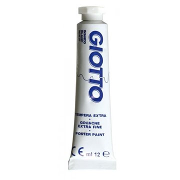 Tempera Giotto Tubo 12ml 01 Bianco  352001