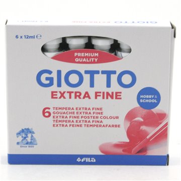 Tempera Giotto Tubo 12ml 01 Bianco  352001