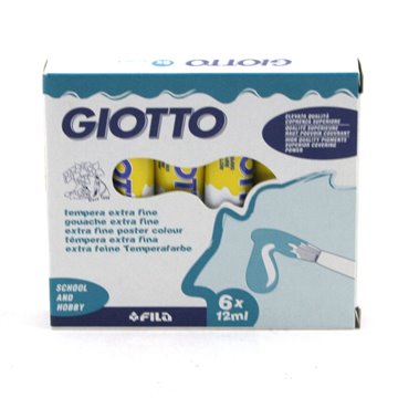 Tempera Giotto Tubo 12ml 02 Giallo Primario 352002