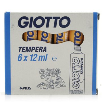 Tempera Giotto Tubo 12ml 04 Giallo Caldo 352004