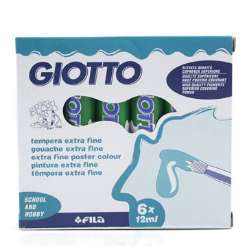 Tempera Giotto Tubo 12ml 12 Verde 352012