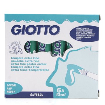 Tempera Giotto Tubo 12ml 14 Verde Smeraldo 352014