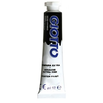 Tempera Giotto Tubo 12ml 24 Nero 352024