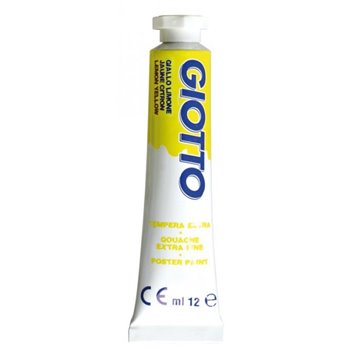 Tempera Giotto Tubo 12ml 03 Giallo Limone 352003