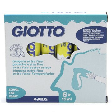 Tempera Giotto Tubo 12ml 03 Giallo Limone 352003