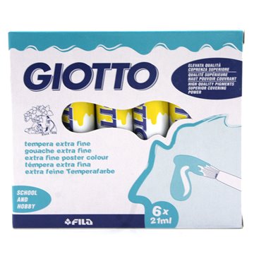 Tempera Giotto Tubo 7 02 Giallo Primario 355002 21ml