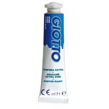 Tempera Giotto Tubo 7 15 Cyan 355015 21ml