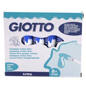 Tempera Giotto Tubo 7 15 Cyan 355015 21ml