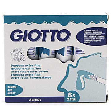 Tempera Giotto Tubo 7 21ml 18 Turchese 355018