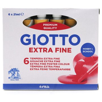 Tempera Giotto Tubo 7 21ml 21 Giallo Ocra 355021