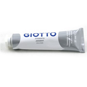 Tempera Giotto Acrilica 21ml Argento 357400