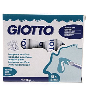 Tempera Giotto Acrilica 21ml Argento 357400