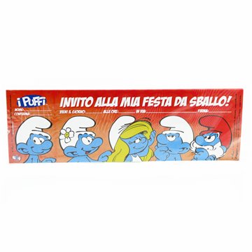 Inviti Alle Feste Puffi 86868