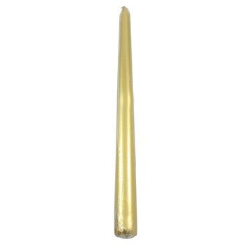 Candele Cera Oro Natale 25cm 12pz.