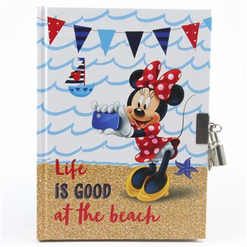 Diario Segreto 80 Pagine Mickey&minnie, Cm.  13x18, 4 So