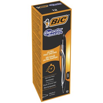 Penne Bic Gel-ocity Quick Dry Nero 0,7mm