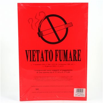 Cartelli Vietato Fumare Fluorescenti