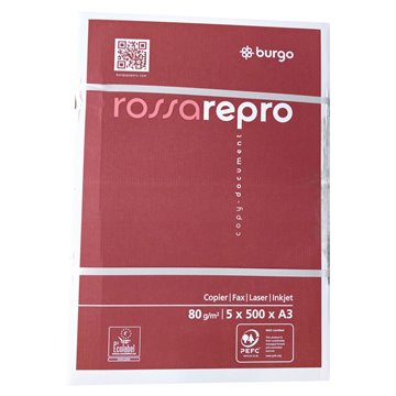 Carta Per Fotocopie A3 Burgo 80gr. Repro Rossa 29