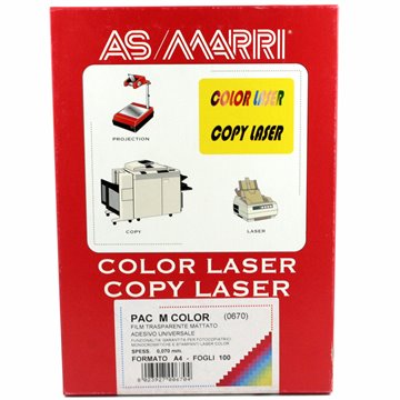 Color Laser 21x29 Ff 100 Adesivo Lucido